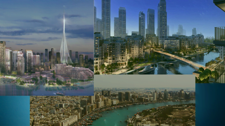 The Dubai Creek Development Project in the United Arab Emirates and modern luxury projects about Dubai Creek History