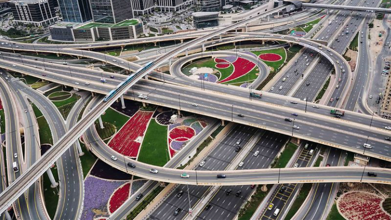 Road development in the United Arab Emirates