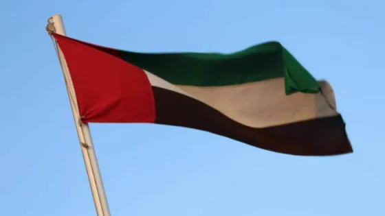Fujairah United Arab Emirates Street Emirati Flag City Country