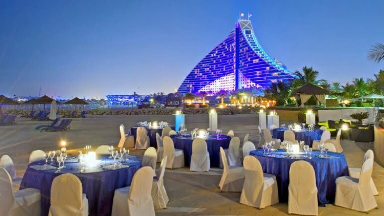 Popular hotel Wedding Venues on Dubai Beach