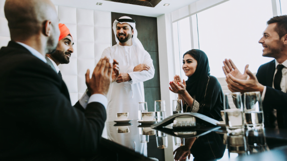 Positive work culture in UAE business culture environment