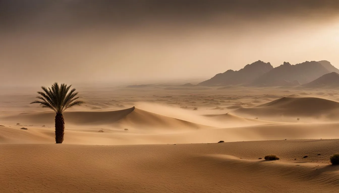Dust Storms in UAE Desert Ecosystem