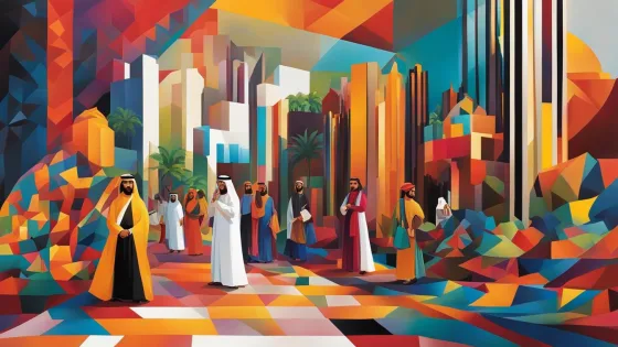 UAE contemporary art exhibits