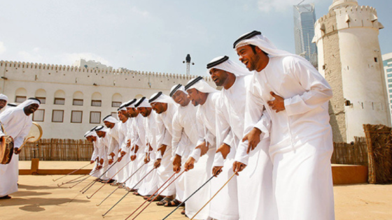 UAE Dance is a performance living representation of Emirati ideals and tradition.