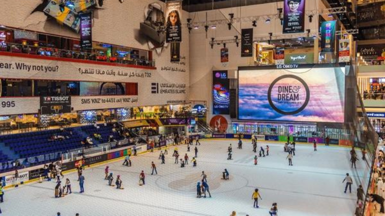 Olympic sized Ice Rink in Dubai