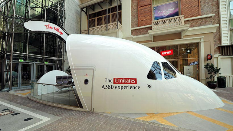 The Emirates A380 Simulator