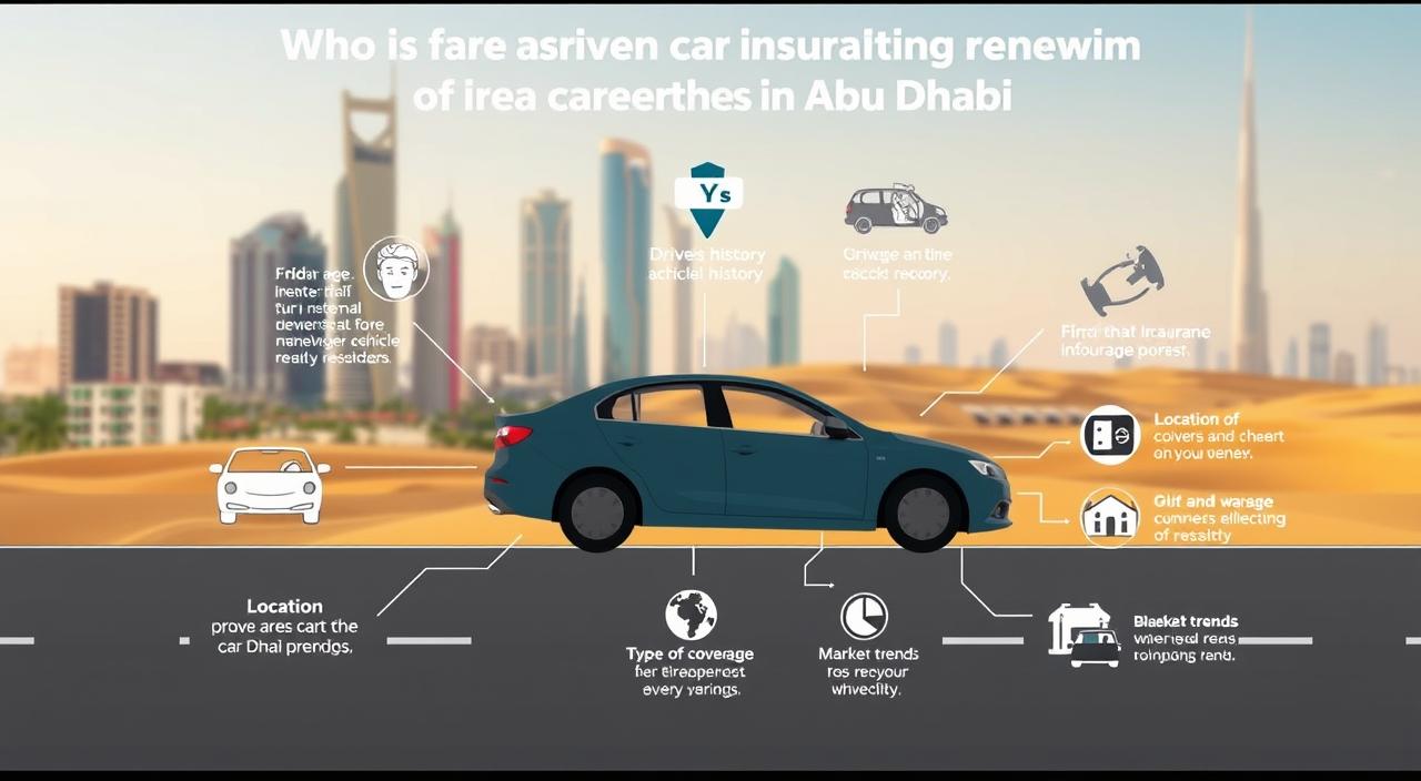 Factors influencing car insurance renewal premiums in Abu Dhabi