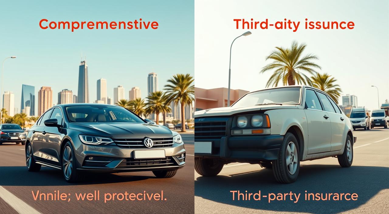 comprehensive vs third-party car insurance in Sharjah