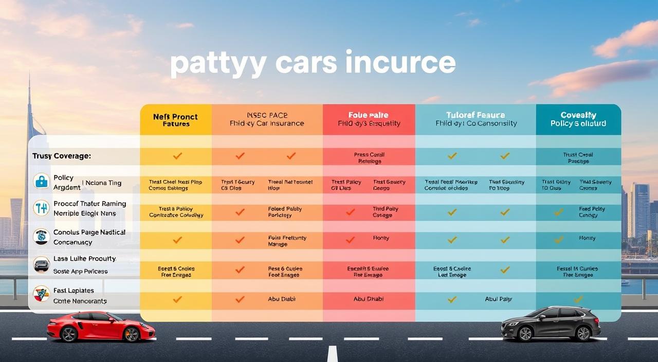 Third-party insurance comparison Abu Dhabi