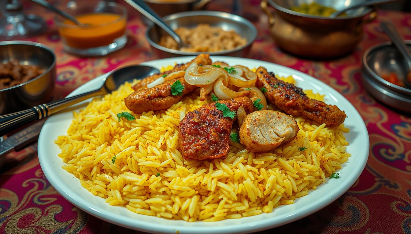 Traditional UAE dish Majboos