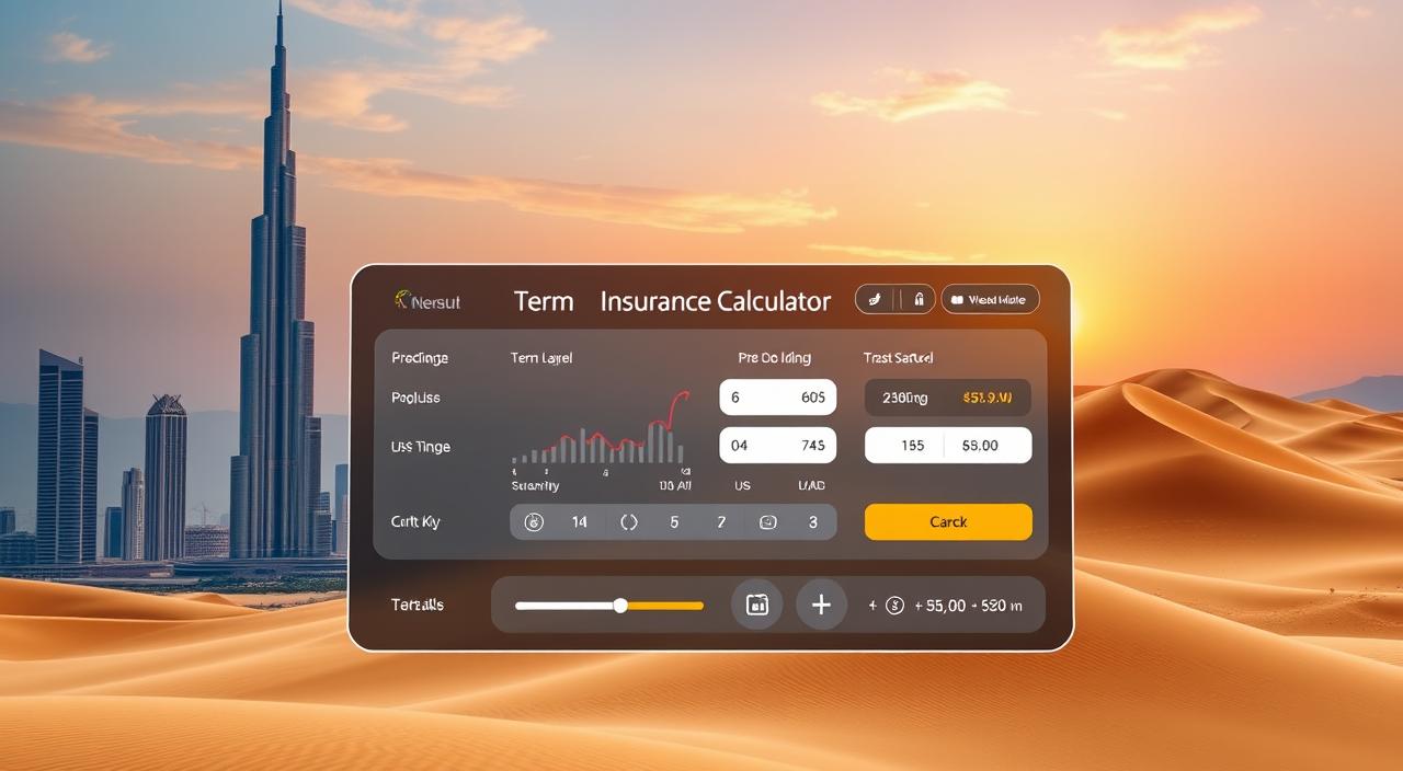 UAE term insurance calculator