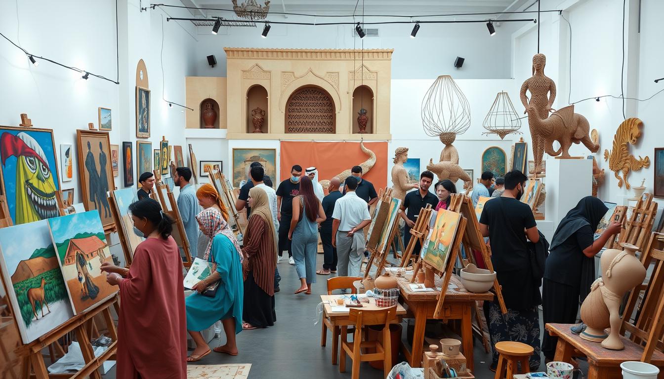 UAE visual arts workshops