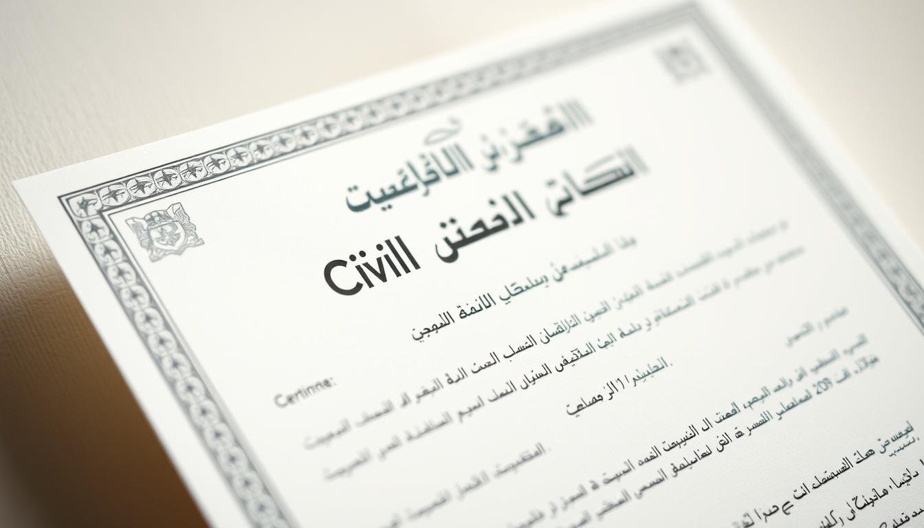 Civil status certificates UAE