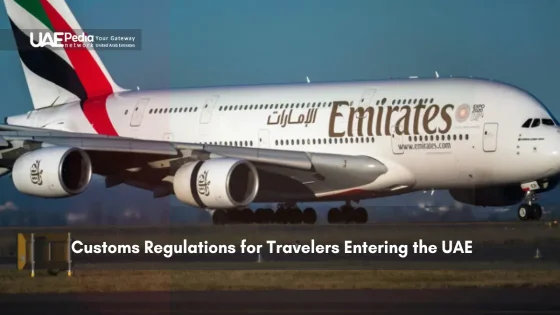 Emirates airplane taxiing on the runway