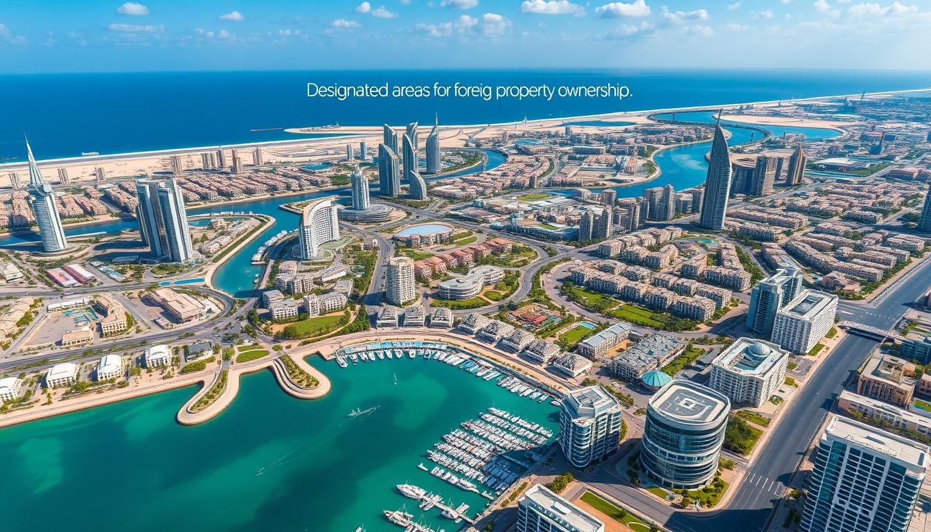 Designated areas in Dubai for foreign property ownership