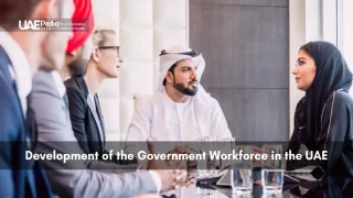 Group of Emirati and international professionals seated at a table in a strategic planning session in Dubai