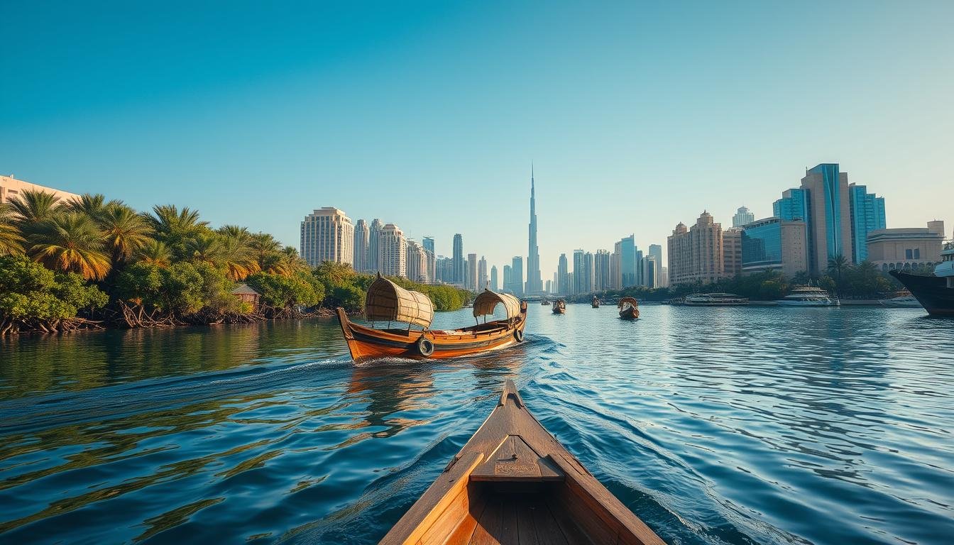 Dubai Creek UAE aquatic environments