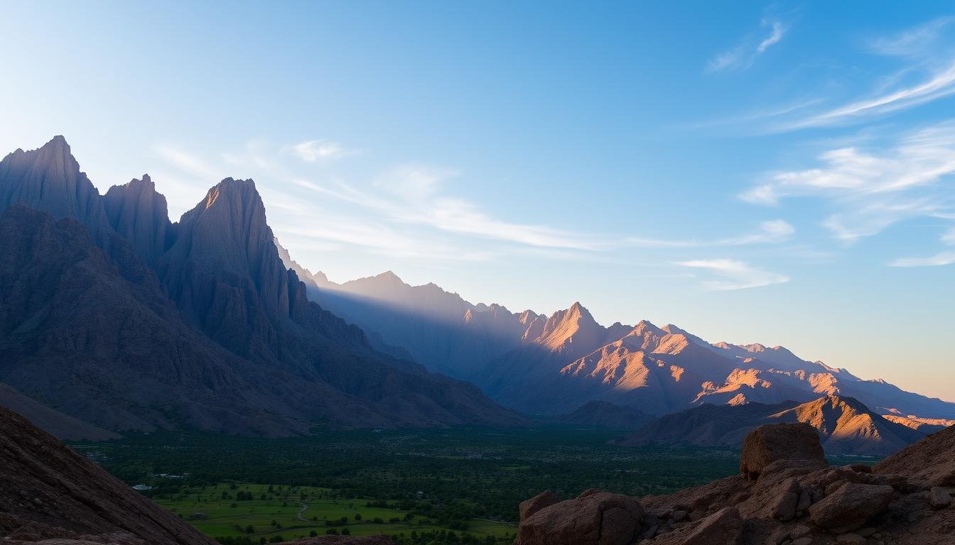 Hajar Mountains landscape