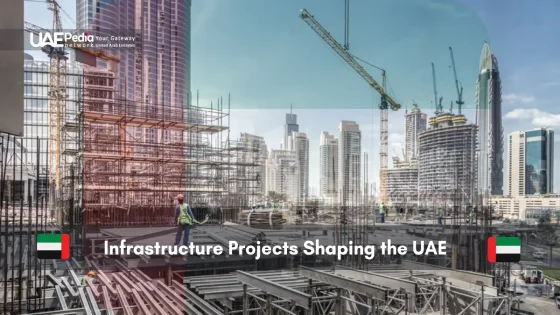 Construction activity in the UAE's urban landscape