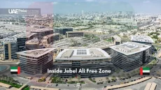 Panoramic view of Jebel Ali Free Zone