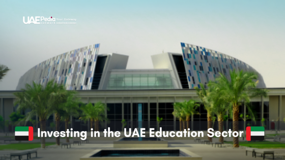 The UAE University building represents investment opportunities in the education sector in the United Arab Emirates.