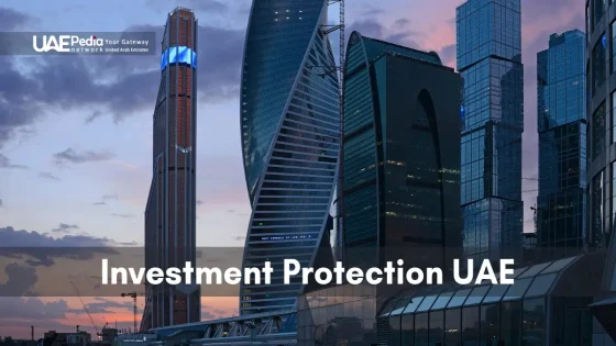 Modern buildings in the UAE symbolizing investment protection and opportunities.