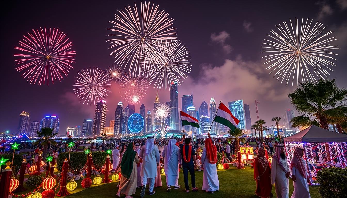 Observing National Day in UAE