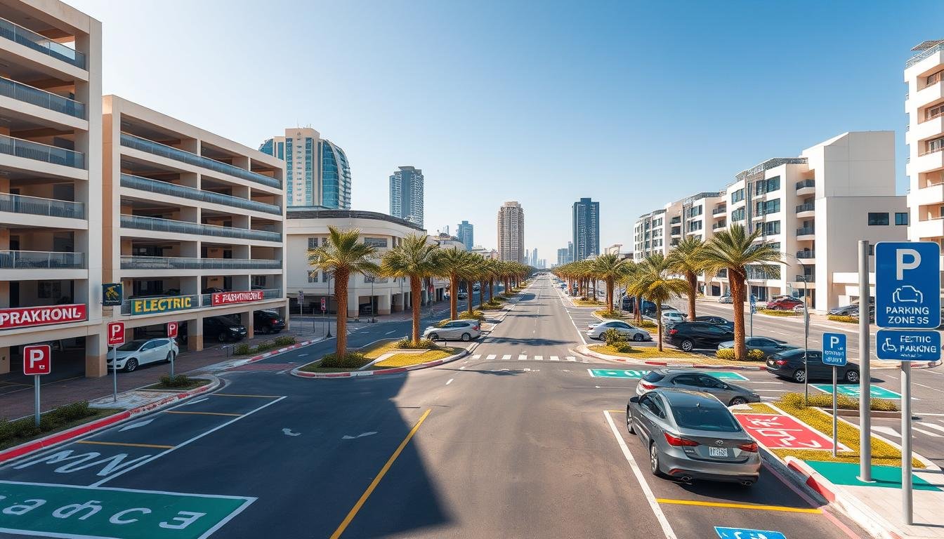 Parking zones and regulations in UAE