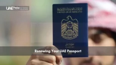 Person holding UAE passport