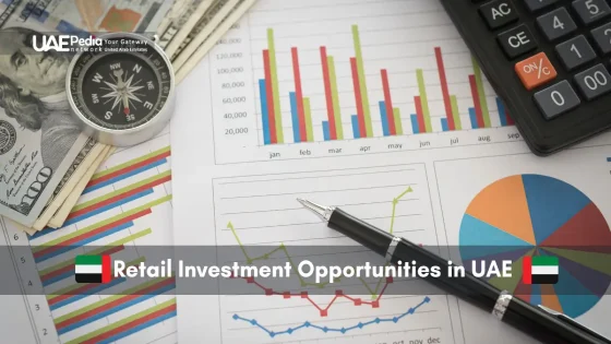 Chart and pen highlighting retail investment Retail Investment Opportunities Retail Investment UAE