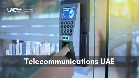 Hand accessing a secure system, showcasing telecom technology in UAE.