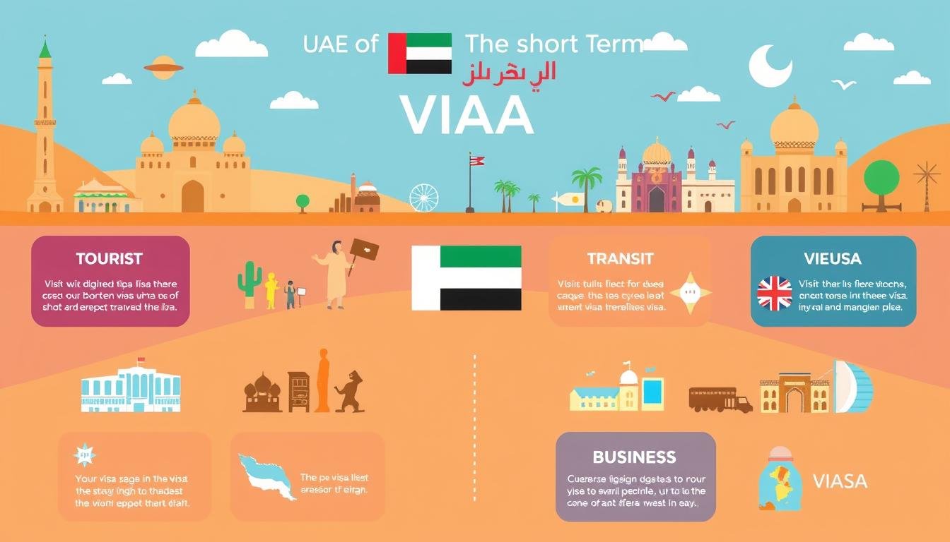 Types of short-term visas UAE