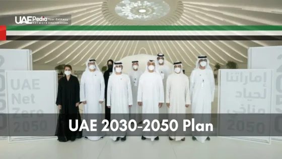 Officials gather to outline the UAE 2030-2050 Plan for a greener and stronger future.