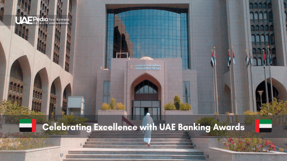 Central Bank of UAE building representing excellence in UAE banking awards