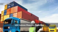 Worker signaling near colorful stacked shipping containers