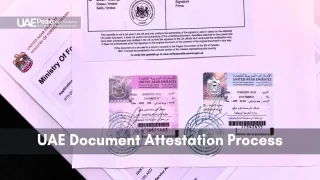 UAE document attestation with Ministry of Foreign Affairs stamps for legal use and recognition.
