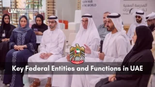 UAE federal entities and leaders in a discussion about their key roles and functions.