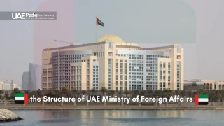 Exterior view of UAE Ministry of Foreign Affairs building.