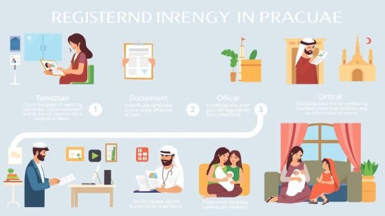 UAE Newborn Registration Steps