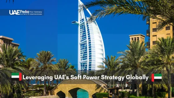 Iconic UAE landmark illustrating soft power influence