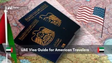 American travelers UAE visa guide passport map