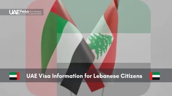 Lebanese and UAE flags side by side representing visa relations