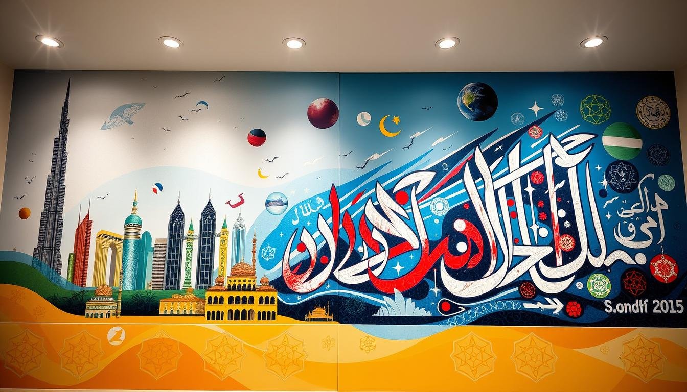 UAE calligraphy evolution