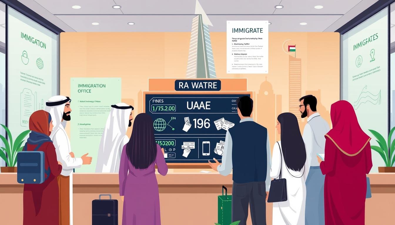 UAE immigration rules on fines