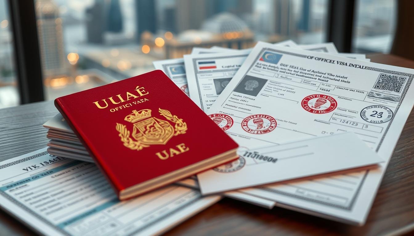 UAE official visa documents