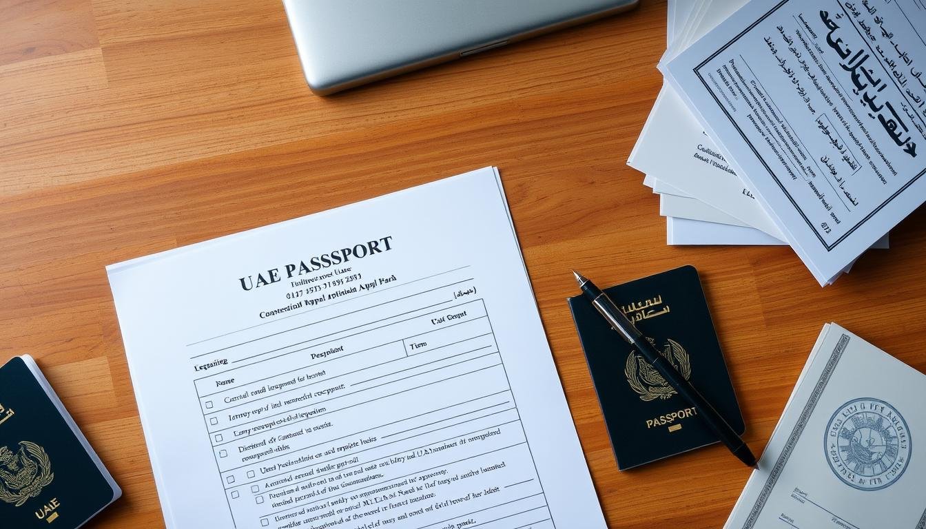 UAE passport application documents