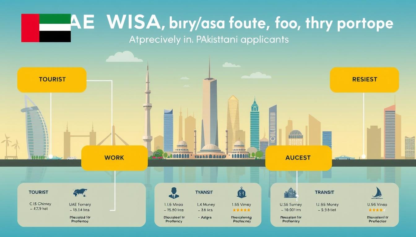 UAE visa types for Pakistani applicants