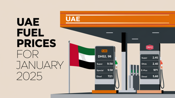 UAE Fuel Prices for January 2025