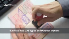 Passport being stamped by official hand