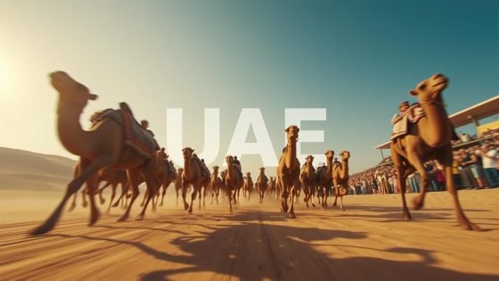 Camel racing UAE